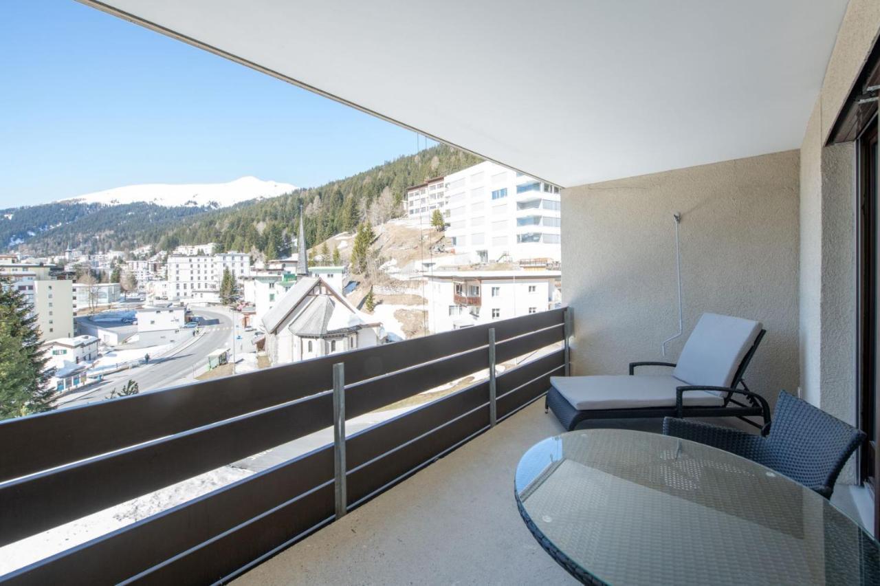 Ferienwohnungen, Carlton Am Park, Davos Platz Esterno foto